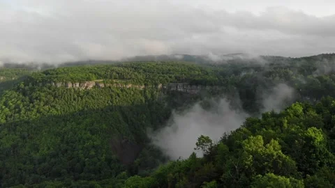 Mountain Ridge with Clouds Video stock 145937259