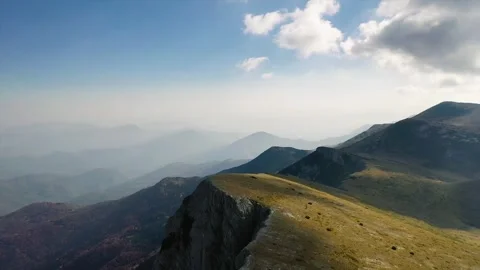 Mountain ridge, drone point of view Stock Footage 289577217