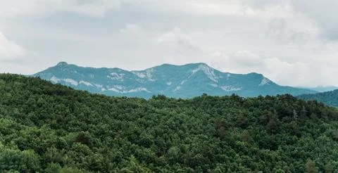 Mountain ridge landscape. Stock Photos