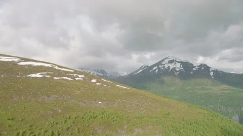 Mountain ridge in Norway 스톡 동영상 88959890
