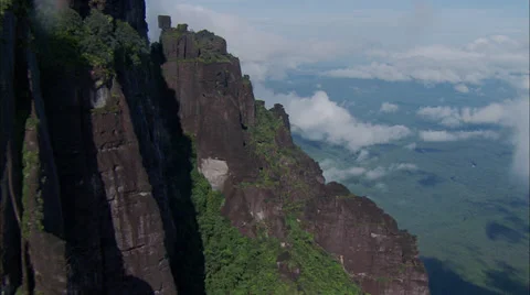 Mountain Ridge Trees Rocky Stock Footage 38112981