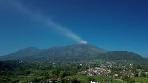 Mountain ridges and green valley in Trawas Mojokerto August 2 2026 Stock Footage 341807160