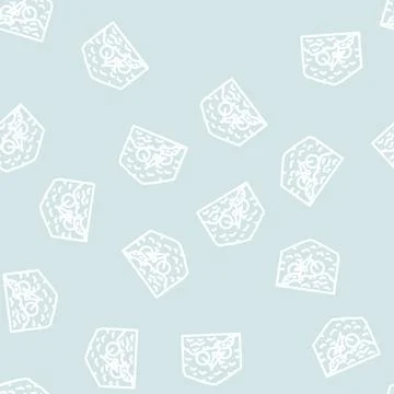 Mountain riding line vector seamless pattern Illustrazione stock