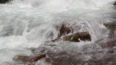 Mountain river 017 Video stock 7134010