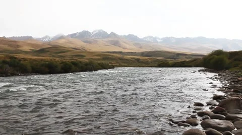 Mountain river 024 Stock Footage 7138620