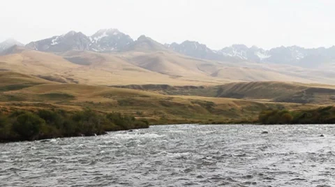 Mountain river 025 Stock Footage 7751403