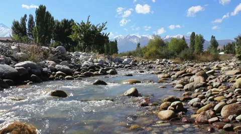 Mountain river 030 Stock Footage 7737091