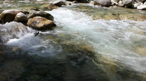 Mountain River 1 Stock Footage 842873