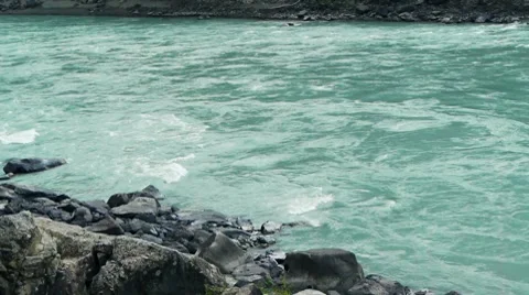 Mountain river 1 Stock Footage 8538600