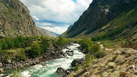 Mountain river 11 Stock Footage 8539870