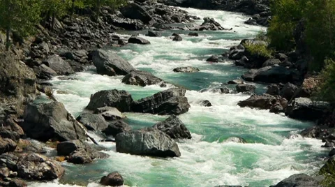 Mountain river 13 Stock Footage 8539840