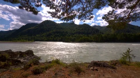 The mountain river 14 Stock Footage 8156561