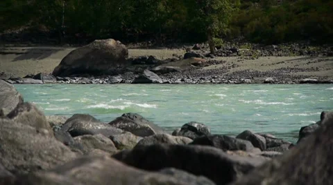 Mountain river 2 Stock Footage 8538531