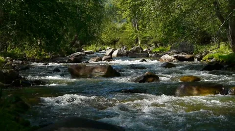 Mountain river 3 Stock Footage 8538518