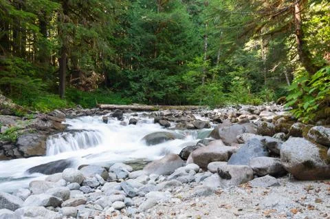 Mountain river 3 Stock Photos