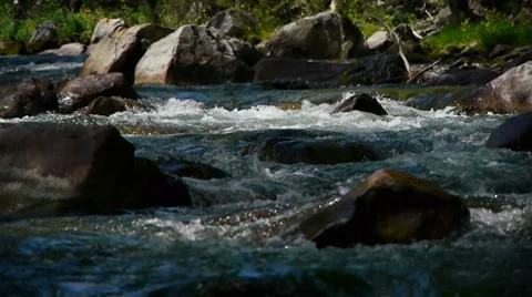 Mountain river 4 Stock Footage 8538457