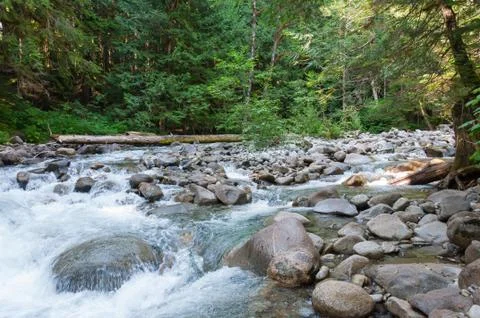 Mountain river 4 Stock Photos