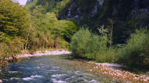Mountain River. Abkhazia Stock Footage 68018485