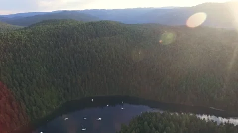 Mountain river in Alaska Stock Footage 52004602