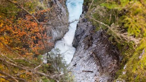 The mountain river in the Alps Stock Photos