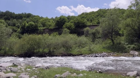 Mountain river in Armenia Video stock 78160542