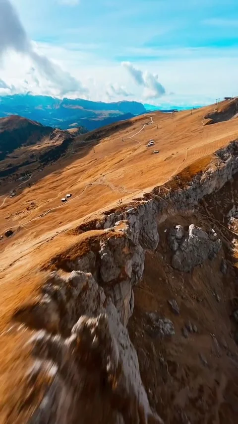 Mountain river in brown colour Stock Footage 273063996