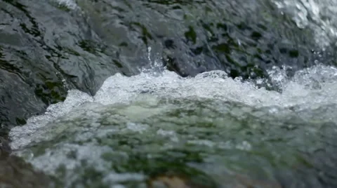 Mountain river close up Stock-Footage 53547773