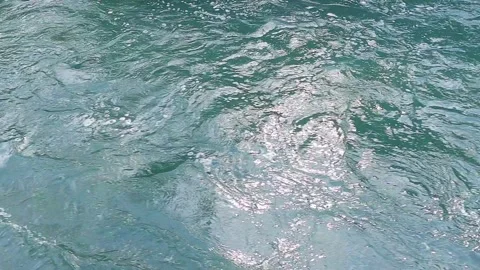 Mountain river close-up, rapid movement of water 스톡 동영상 249587444