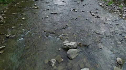 Mountain River Day Time Stock Footage 74794908