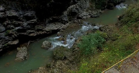 Mountain river from drone Stock-Footage 100087281
