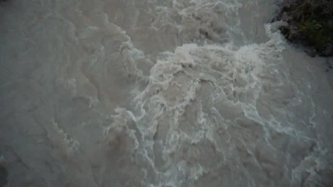 The mountain river flows fast Stock Footage 95040081