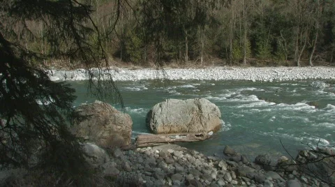 Mountain river Stock Footage 125551