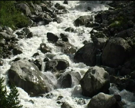Mountain river Stock Footage 293811