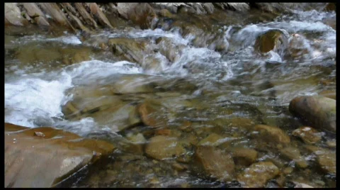 Mountain river Stock Footage 543797