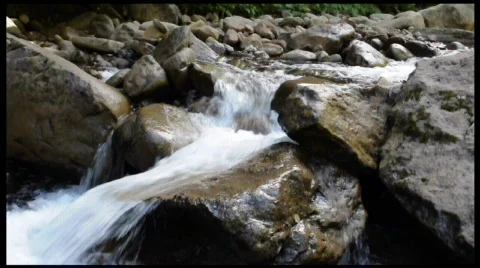 Mountain river Stock Footage 555792