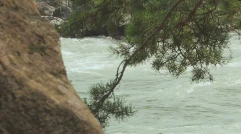 Mountain river Stock Footage 824582