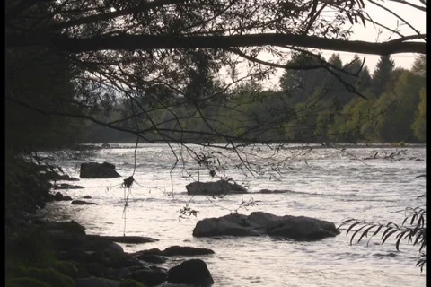 Mountain river Video stock 1047297