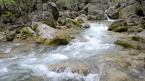 Mountain river Stock Footage 5055691