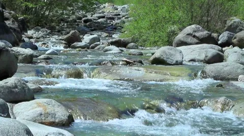Mountain river. Stock Footage 5090972
