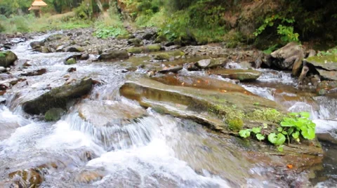 Mountain river Stock Footage 5163388