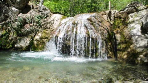 Mountain river Stock Footage 5298425