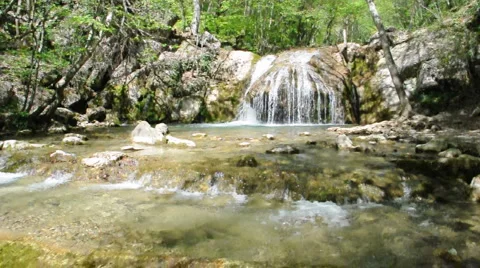 Mountain river Stock Footage 5299478