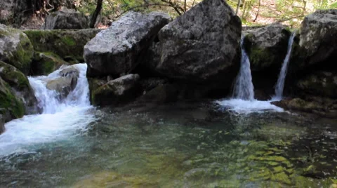Mountain river Stock Footage 5375370