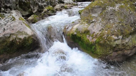 Mountain river Stock Footage 5385339