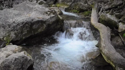 Mountain river Stock Footage 5387306