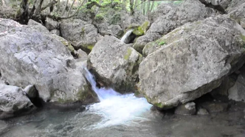 Mountain river Stock Footage 5388412