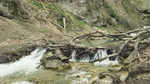 Mountain river Stock Footage