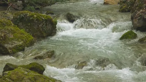 Mountain river Stock Footage 11258497