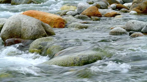 Mountain river. Stock Footage 22499095