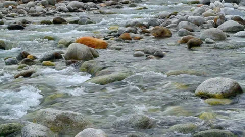 Mountain river. Stock Footage 22499109